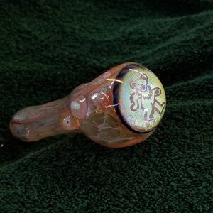 GD Bear Dichroic Image Art Piece Jerry Bob Phil Mickey