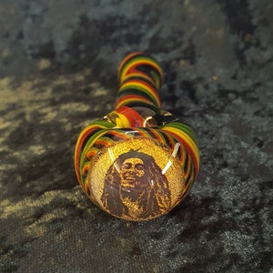 Image dichroïque Rasta Man Jamaïque Rasta Mon Rastafarian Reggae Music