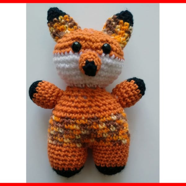 Volpe Modello per Uncinetto Amigurumi Schema per Uncinetto Foto Tutorial PDF Versione Italiana