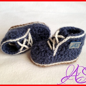 Stivaletti da Neonato Schema per Uncinetto PDF Modello per Uncinetto Scarpe Neonato
