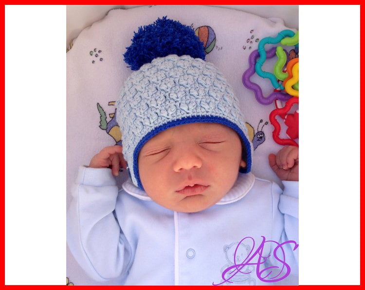 Cappellino per Neonato Modello per Uncinetto Foto Tutorial | Etsy Australia