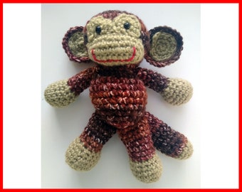 Monkey Ugly Animals Series Crochet Pattern Amigurumi Doll Crochet Pattern