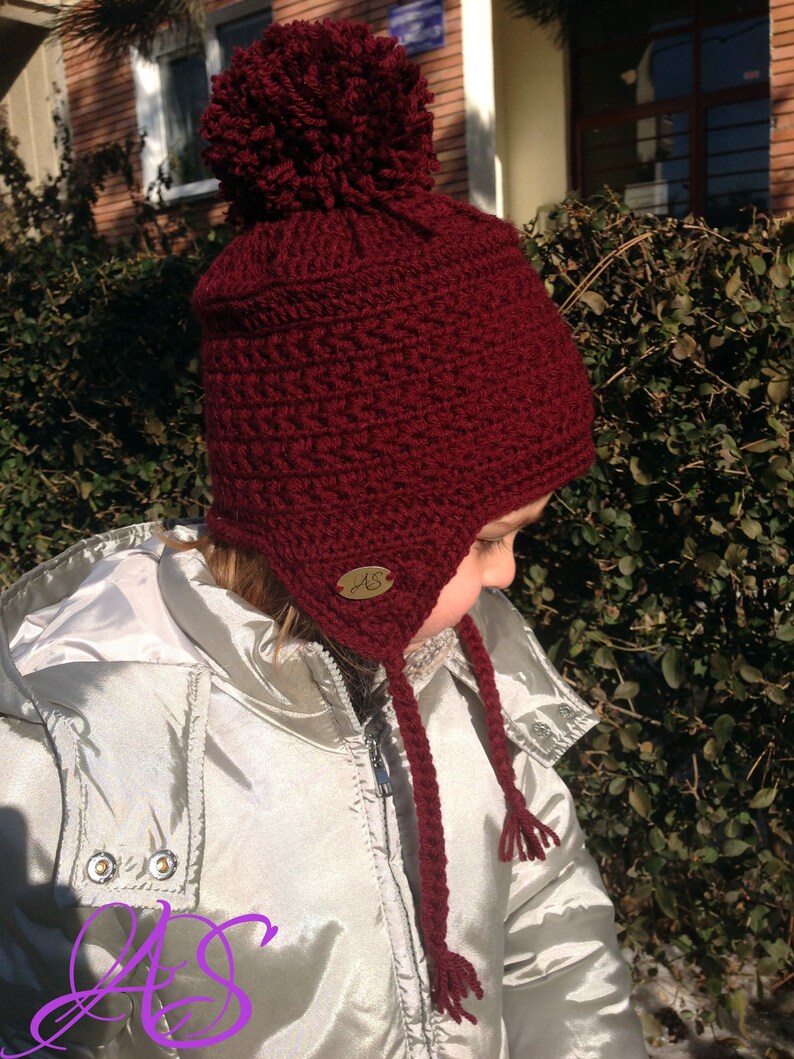 Beanie Hat Crochet Pattern for 34 Years Old Kids Instant Etsy Canada