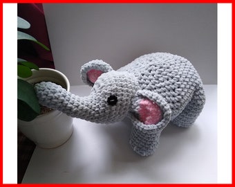 Elephant Ugly Animals Series Crochet Pattern Amigurumi Doll Crochet Pattern