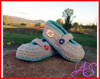 Crochet Baby Shoes Pattern 4 Sizes Newborn - Baby. Strap Shoes Crochet Pattern Instant Download PDF Pattern