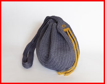 Borsa a Secchiello Modello per Uncinetto Schema Borsa a Secchello Schema per Uncinetto Foto Tutorial PDF