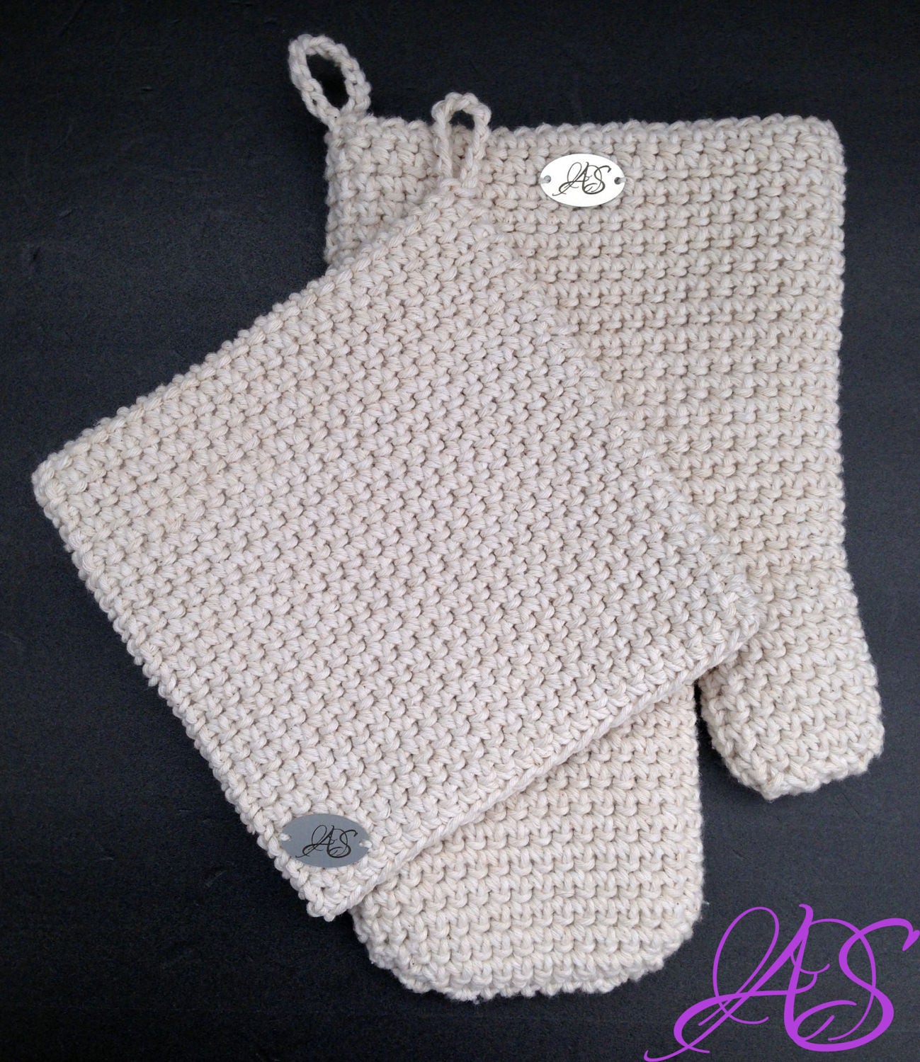 Oven Mitt Crochet Pattern Instant PDF Download Crochet Etsy