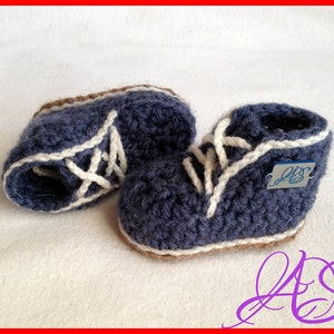Newborn Baby Booties Crochet Pattern. 0-3 Months Baby - PDF Crochet Pattern, Instant Download PDF Pattern