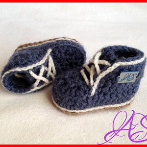 Newborn Baby Booties Crochet Pattern. 0-3 Months Baby PDF - Etsy