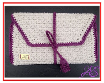 Purse Crochet Pattern, Hook Holder Crochet Pattern, Cosmetic Bag Crochet Pattern, Crochet Pattern PDF Instant Download with Tassel