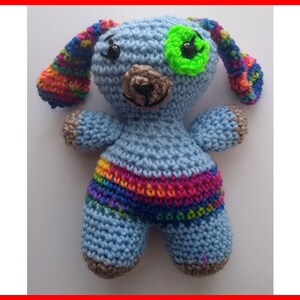 Cagnolino Modello per Uncinetto Amigurumi Schema per Uncinetto Foto Tutorial PDF Versione Italiana