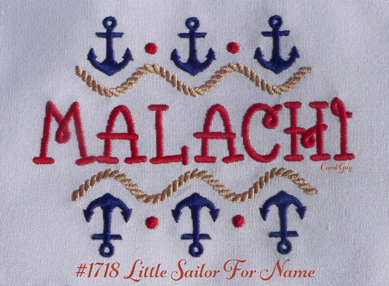 1718 little Sailor for Names Both rope Etsy
