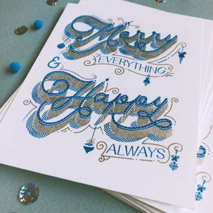 Feliz Todo, Feliz Siempre / Risograph Postcard