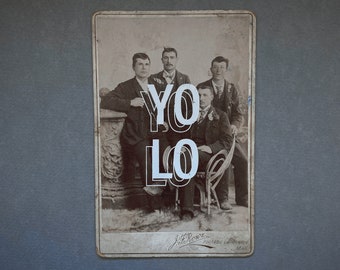 YOLO | Original Screenprint | Antique Photograph