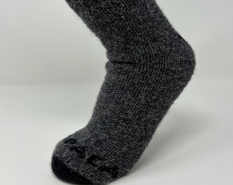 Alpaca Socks, Extremely Thick Alpaca Wool Socks, Heavy Weight Boot Socks, Hunting Socks, Winter Sock for Men and Women, Gift Idea, One Pair
