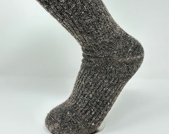 Suri Alpaca Lightweight Crew Socks, Alpaca Wool Socks for Men and Women, Gift Idea, One Pair, Natural Fiber Socks