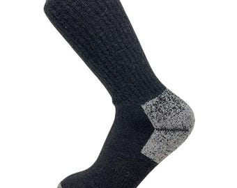 Alpaca 68% Boot Socks: All Weather Casual or Hiking Socks for Men and Women