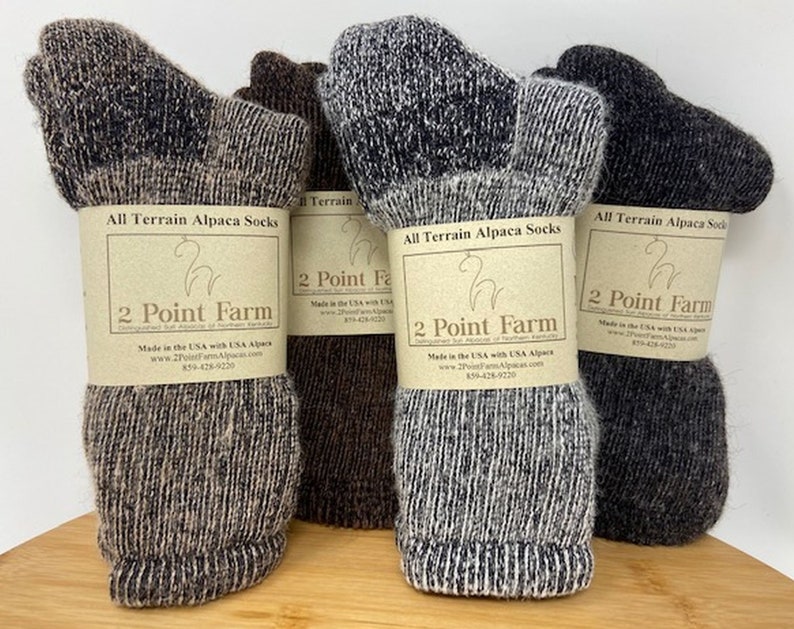 Alpaca Socks in NaturalColors