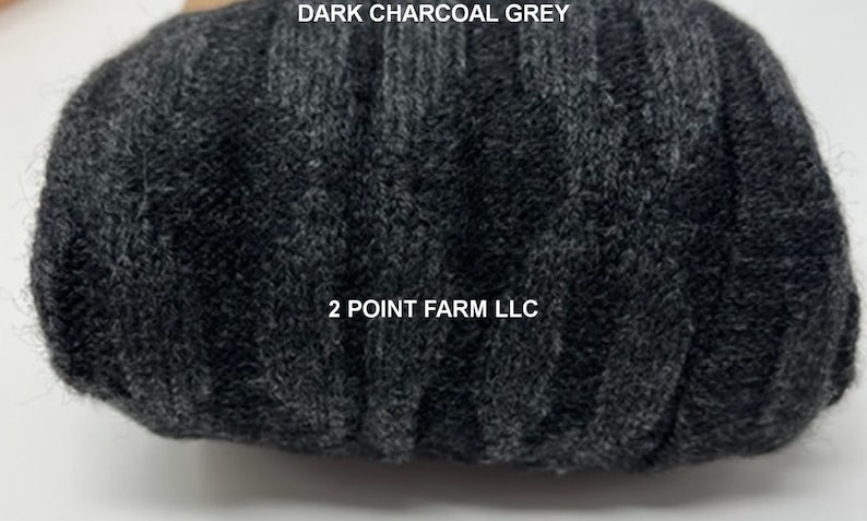 Alpaca Leg Warmers for Women, Alpaca Blend Boot Cuffs for Everyday, Yoga, Dance, Mother's Day Gift for Her Dark Charcoal Grey