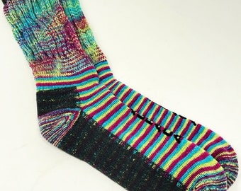 Alpaca Socks with Stretchy Top, Lighter Weight, Looser Fit Socks, Unisex Socks, One Pair, Gift Idea