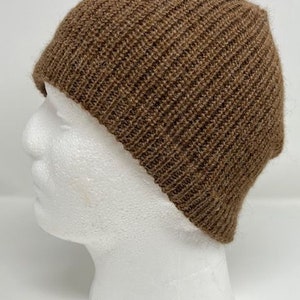 Alpaca Knit Hat, Lightweight Alpaca Beanie, Adult Winter Hat, Casual Winter Hat, Winter Work Hat, Winter Hat for Man, Winter Hat for Women