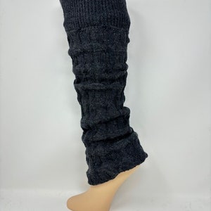 Alpaca Leg Warmers for Women, Alpaca Blend Boot Cuffs for Everyday, Yoga, Dance, Mother's Day Gift for Her image 3