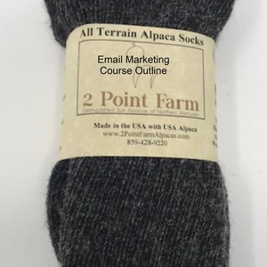 Alpaca Socks, All Season Socks, Hiking and Sport Socks, Alpaca Wool Socks for Men and Women, Gift Idea, One Pair, Natural Fiber Socks image 7