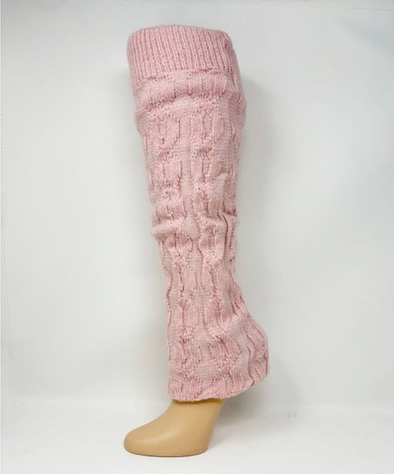 Alpaca Leg Warmers for Women, Alpaca Blend Boot Cuffs for Everyday, Yoga, Dance, Mother's Day Gift for Her image 1