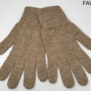 Alpaca Gloves, Alpaca Winter Gloves, One Pair, Warm and Soft Knit Alpaca Gloves, Gift Idea image 3
