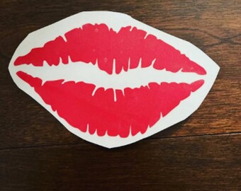 Kissy Lips Bumper Sticker