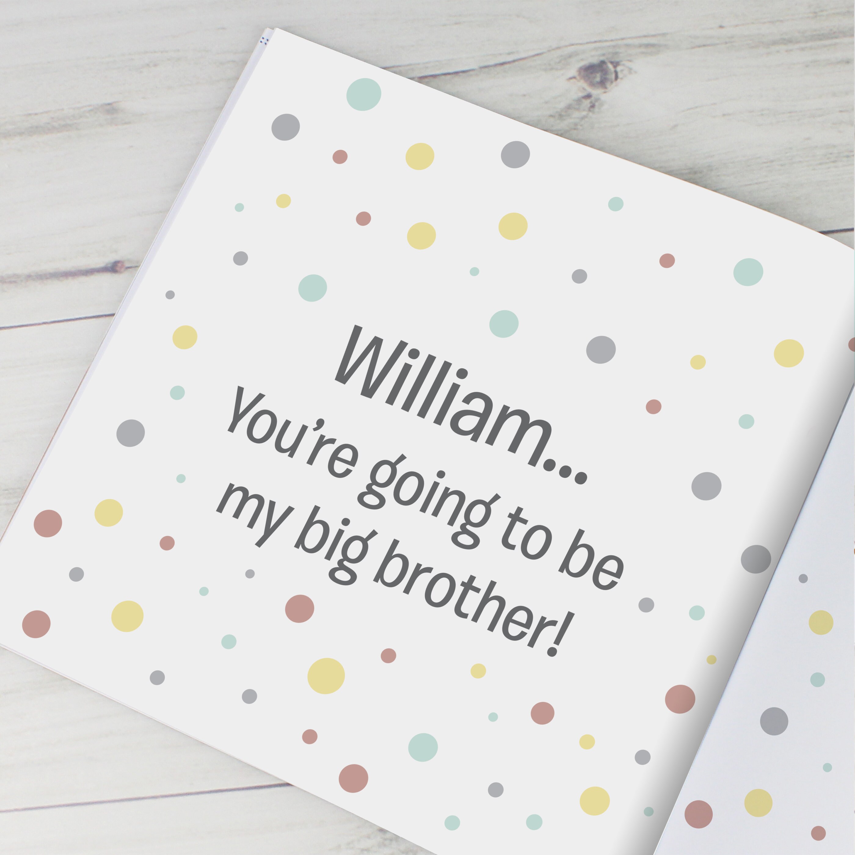 Personalised Big Brother Story Book You re Going To Be A Etsy