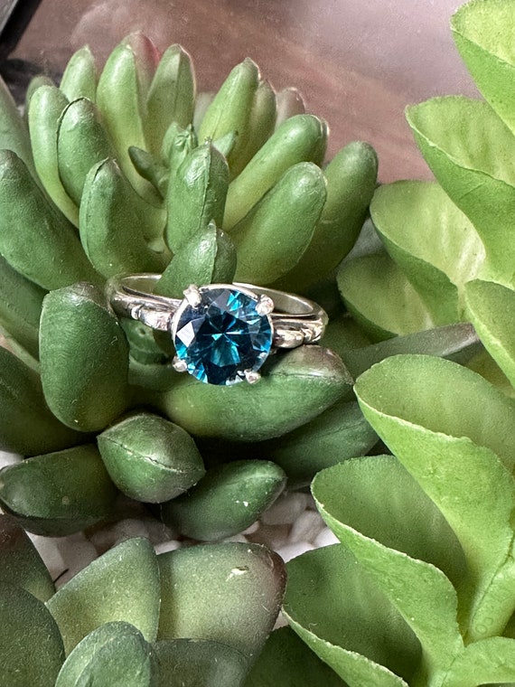 London blue topaz ring