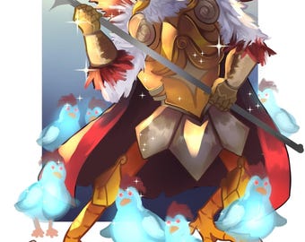 AI FREE Custom Fantasy/RPG Character Illustration Commission