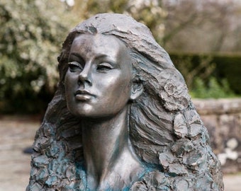 Flora Bronze Sculpture by Christine Baxter