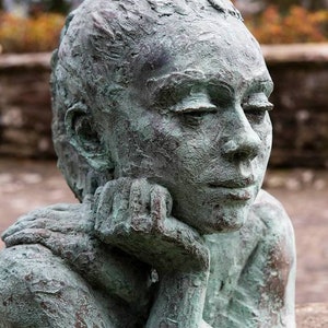 Chloe Sculpture Bronze Resin by Christine Baxter.