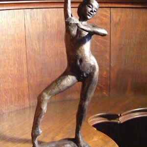 Little Dancer Sculpture: Cast Bronze Resin, Inspired by Degas