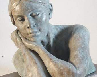 Seja Sculpture Bronze Resin by Christine Baxter.  Classic beauty is timeless.