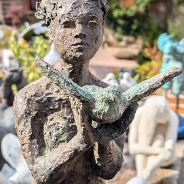 The Shape of Freedom Bronze Sculpture by Christine Baxter