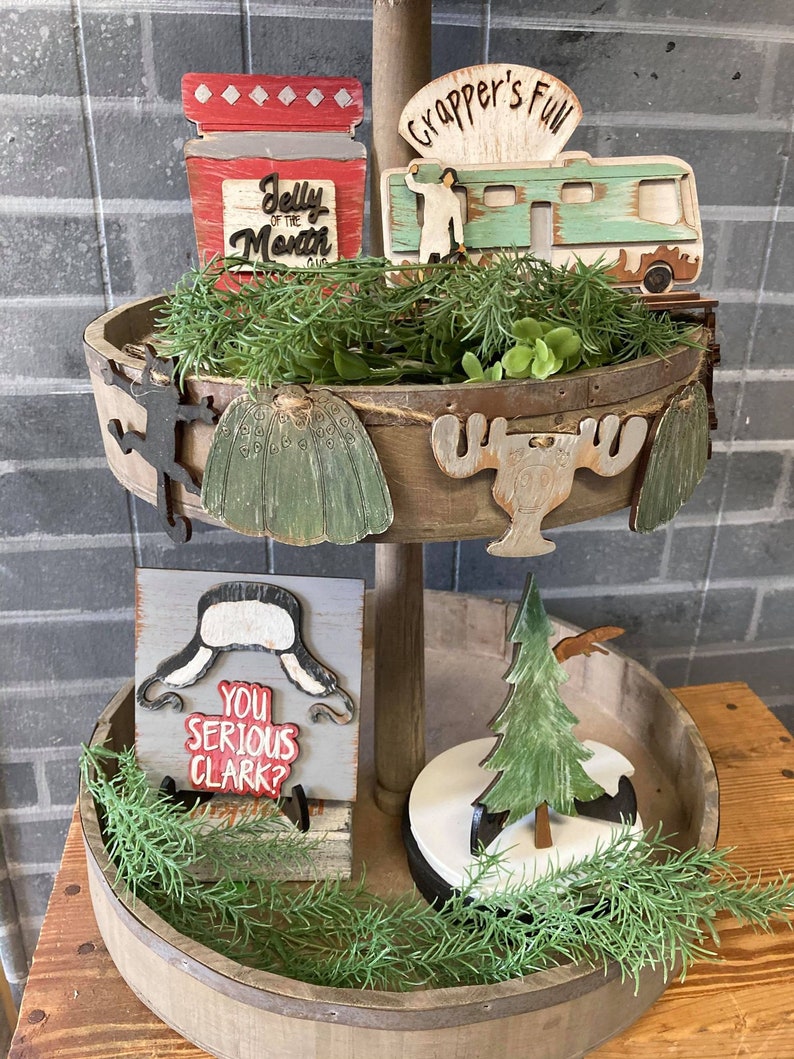 Christmas Vacation Christmas Classics Tiered Tray Etsy