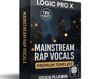 Logic Pro X Rap Vocal Chain – Mainstream Recording Template | Stock Plugin Mix & Master Preset