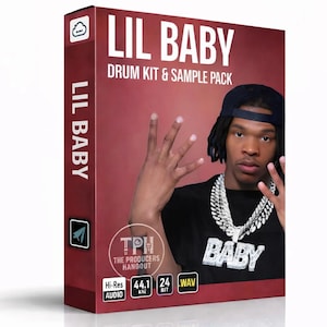 Lil Baby Drum Kit - Trap Drum Samples & Hip Hop Sample Pack (WAV)