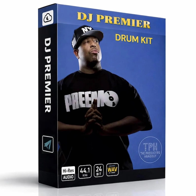 DJ Premier Drum Kit – Paquete de muestras de batería Boom Bap y Hip Hop (WAV) imagen 1