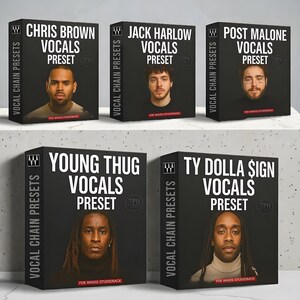 Artist Vocal Preset Mega Bundle – StudioRack Pack – Rap, R&B, Pop Artist Vocal Chains