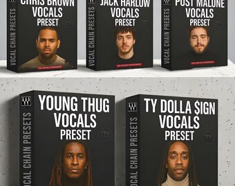 Artist Vocal Preset Mega Bundle – StudioRack Pack – Rap, R&B, Pop Artist Vocal Chains