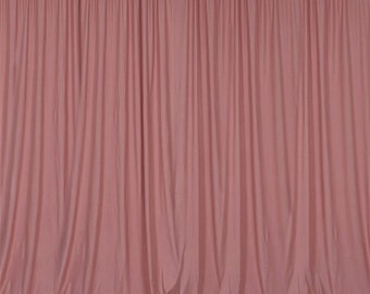 Dusty Rose Curtains Etsy