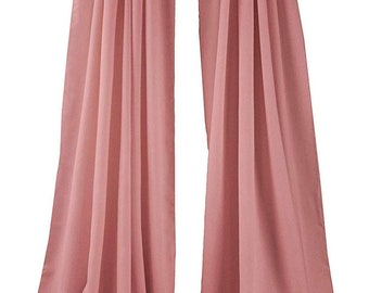 Dusty Rose Curtains Etsy
