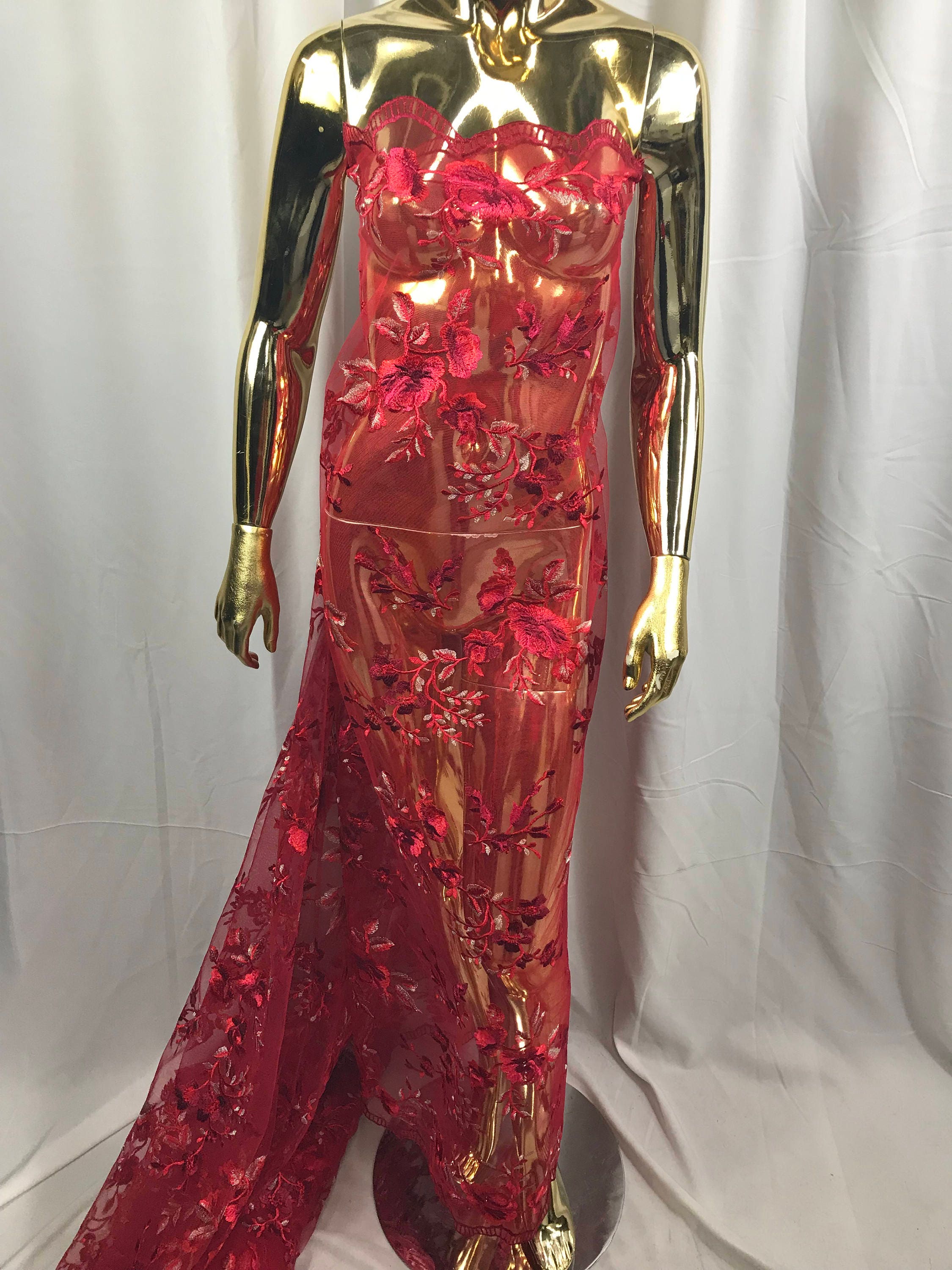 Red Emo Wedding Dresses