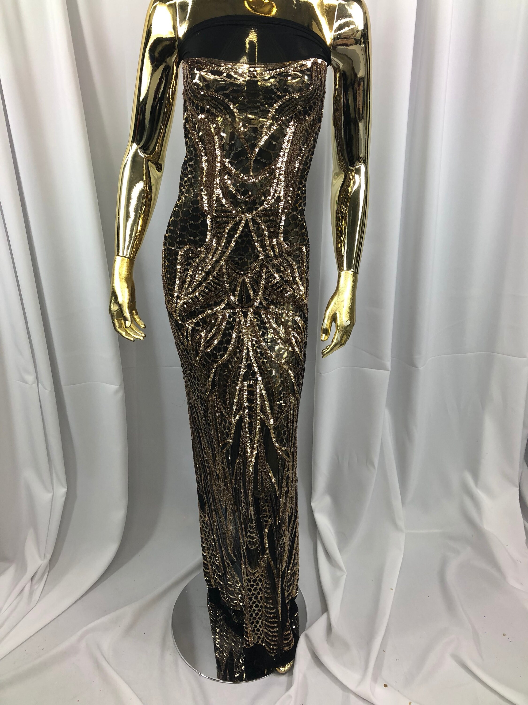 gold gown design