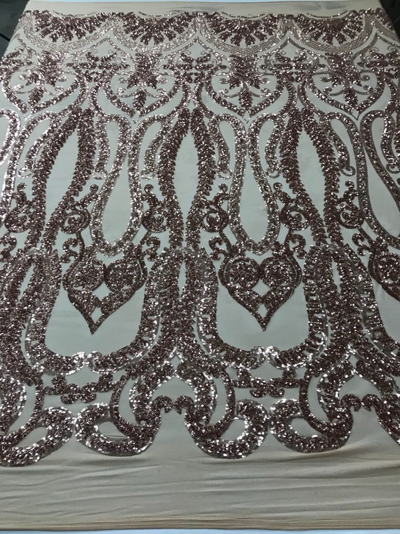 Tissu Stretch Champagne 4 par Yard paillettes tissu broderie Power robe Mesh robe Power Top Fashion bal dentelle décoration de mariage d5f05b Tissu Stretch Champagne 4 par Yard paillettes tissu broderie Power robe Mesh robe Power Top Fashion bal dentelle décoration de mariage d5f05b