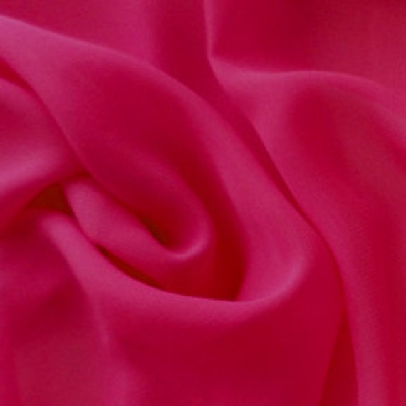 fuschia chiffon fabric